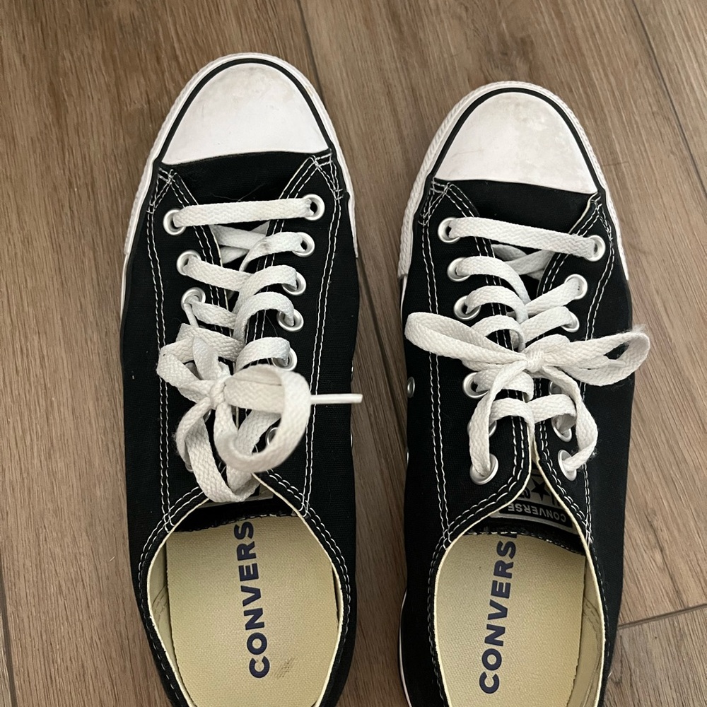 Converse Black Canvas Sneakers